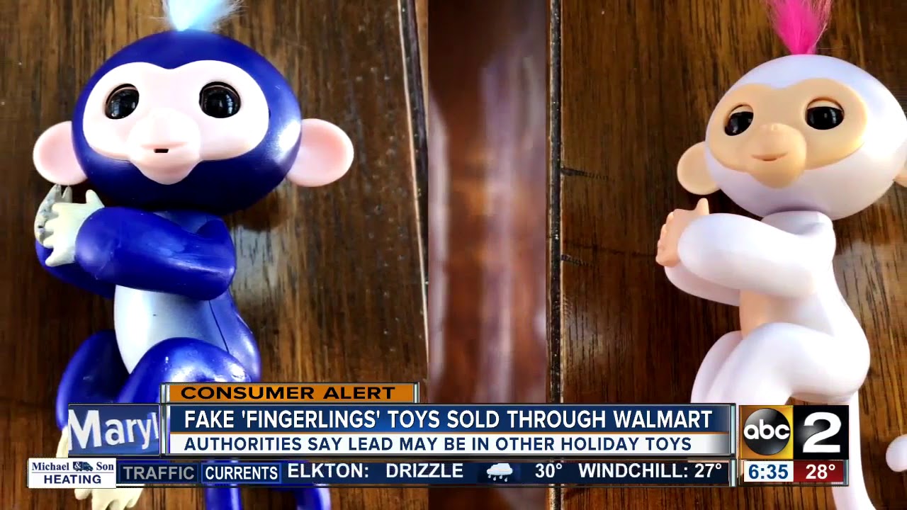 Fake 'Fingerlings' sold through Walmart could be dangerous