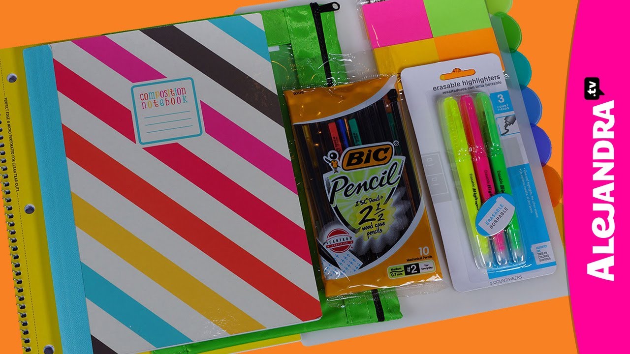 Back to School Supplies Haul 2013-14 - Shopping at Walmart (Part 2 of 3)