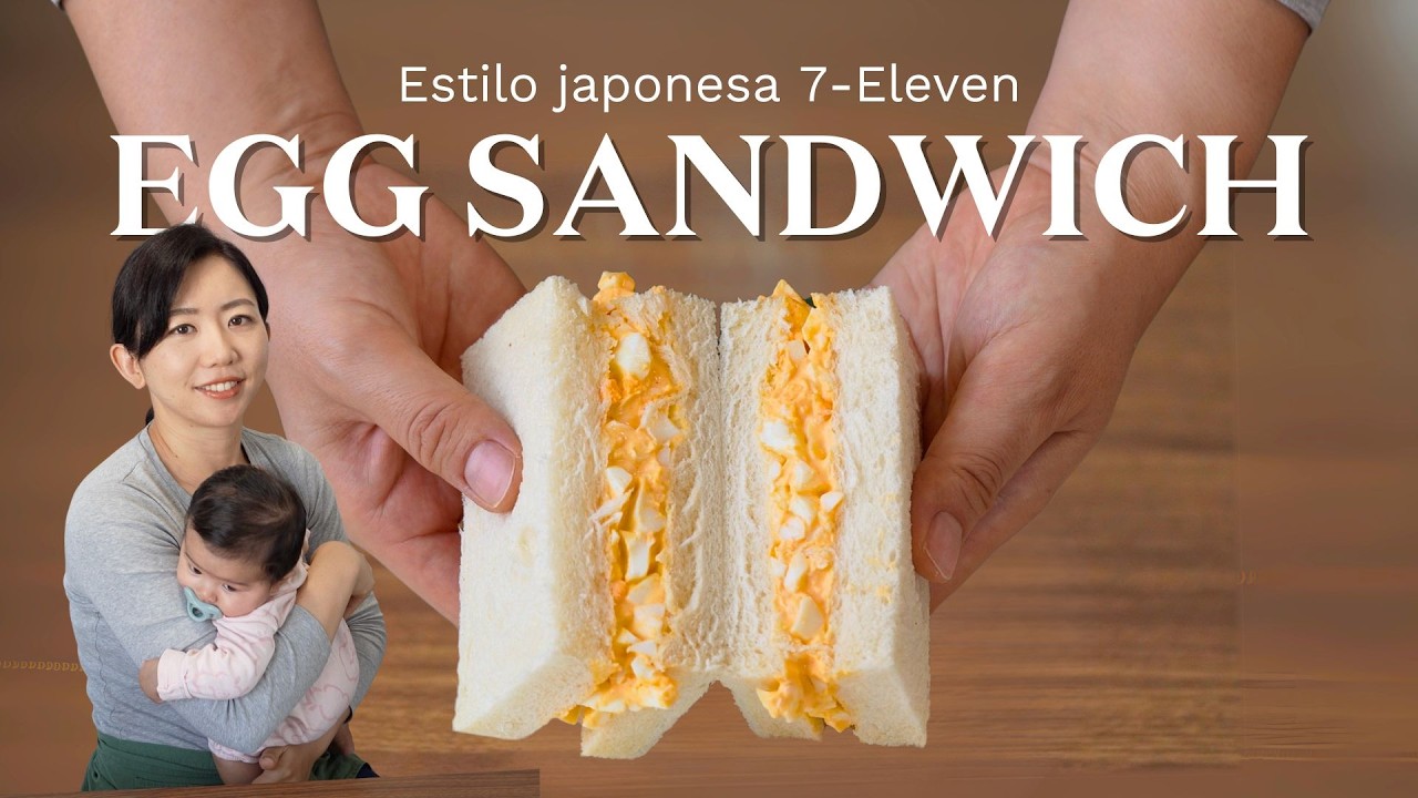 Sándwich Japonés de Huevo Estilo 7-Eleven 🥪 | ¡Tan Cremoso que se Derrite!