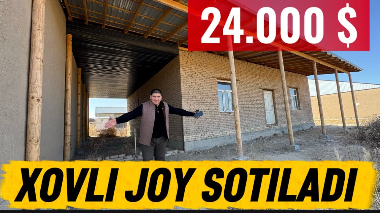 XOVLI JOY SOTILADI GAZ BOR 24.000 $