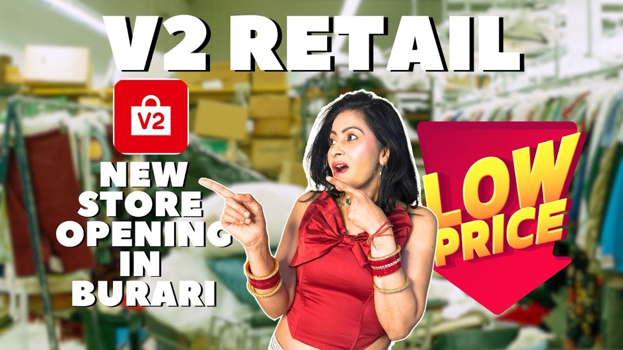 New V2 Retail Store in Burari | Girls Tops Starting ₹99 | Full Store Tour with Price | BunnitzVlogs