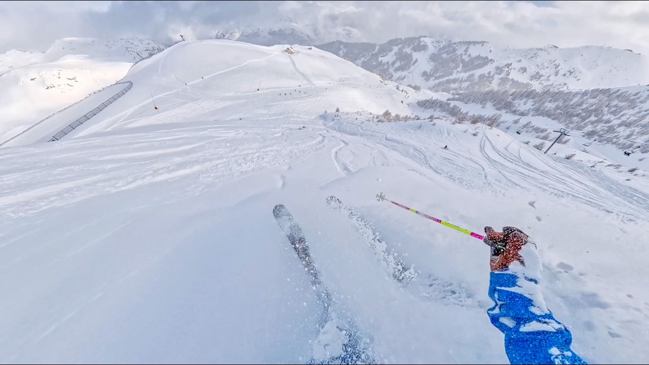 Serre Chevalier, France, Report: Stupid Deep Powder Snow + Massive Terrain