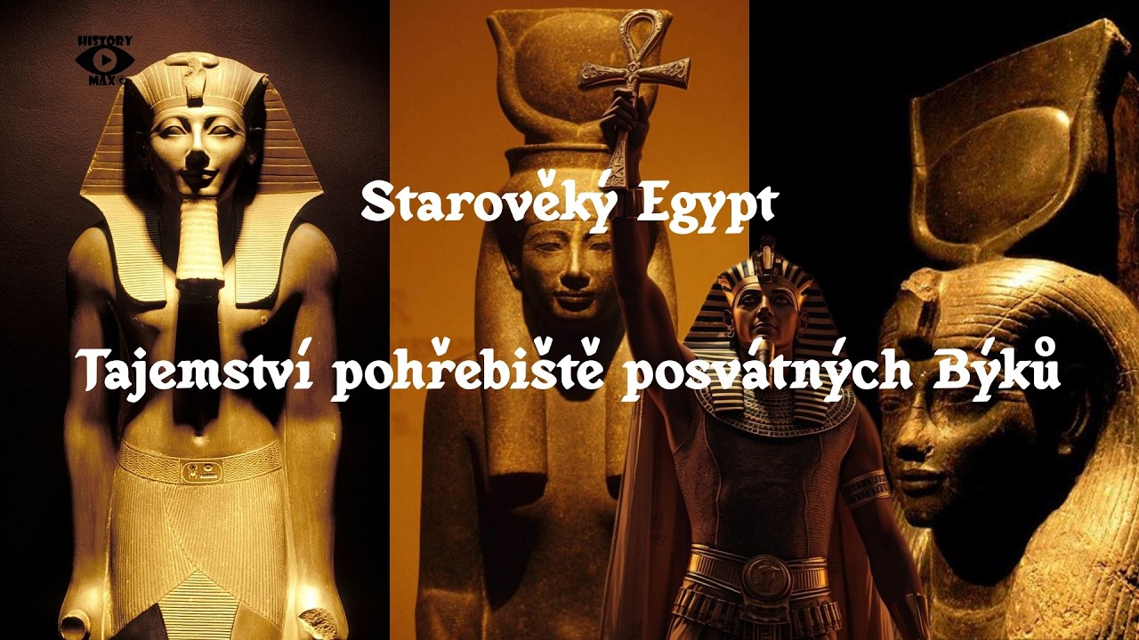Starověký Egypt: Tajemství pohřebiště posvátných Býků...Dokument CZ