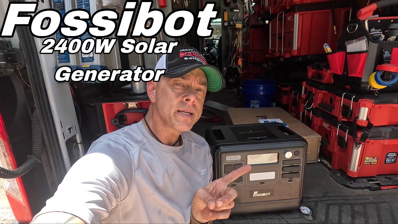 Review of The Fossibot F2400 Solar Generator! #backuppower