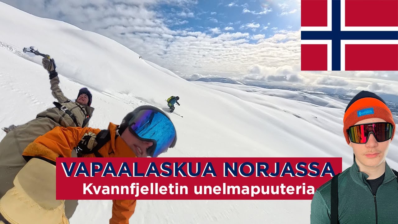 Vapaalaskua Norjassa - Kvannfjelletin unelmapuuteria - 2025