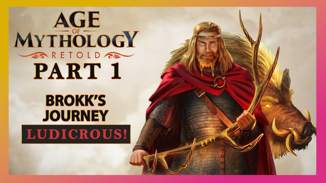 Age of Mythology Retold | LUDICROUS Campaign Walkthrough (The Golden Gift) Part 1 - Brokk's Journey