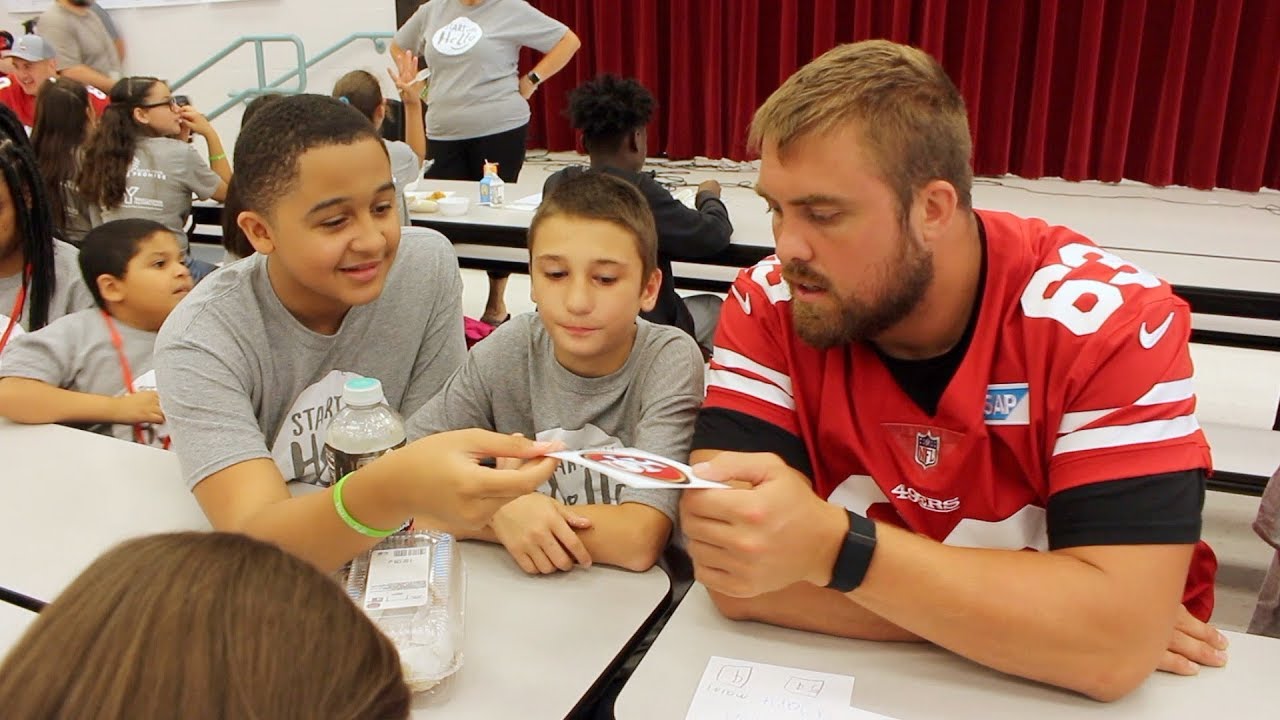 49ers Visit Williamson Elementary | 3 Minutes With 9-11-19
