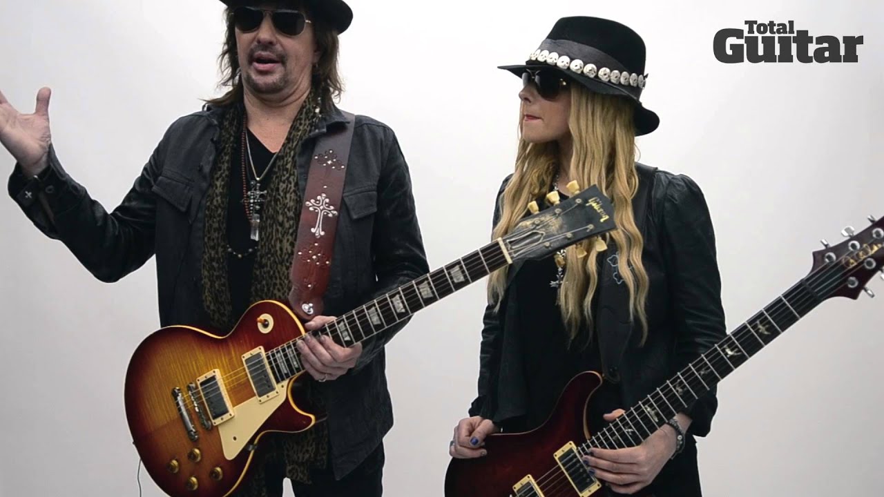 Me And My Guitar interview: Richie Sambora w/ 1959 Gibson Les Paul and Orianthi w/ PRS Custom 22