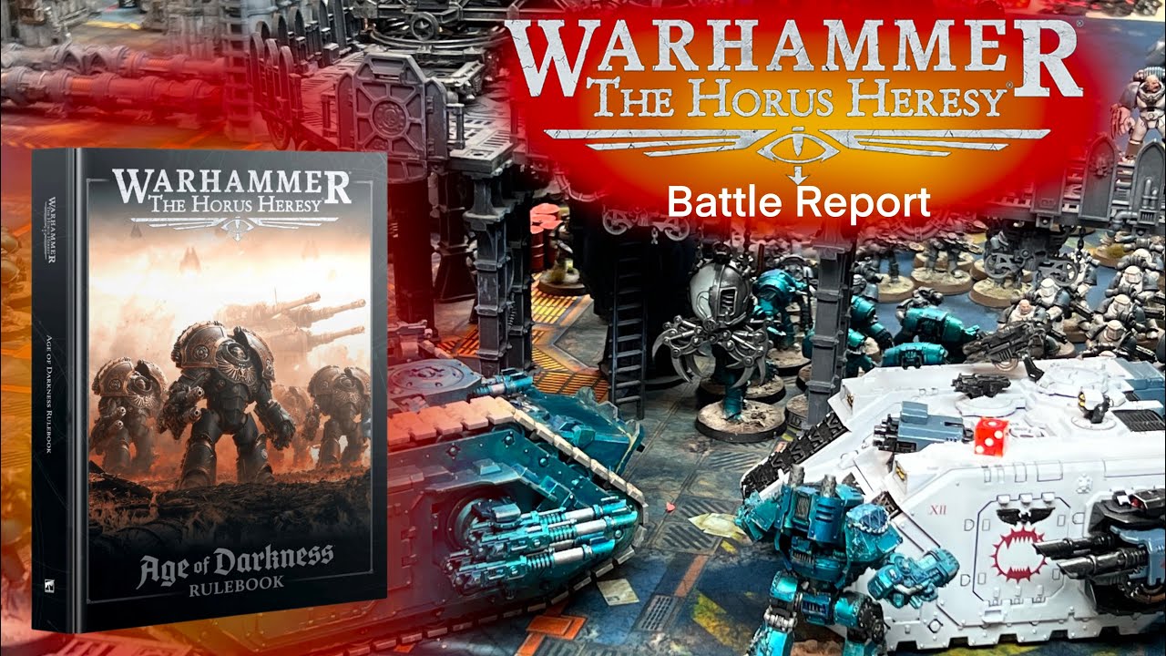 Warhammer The Horus Heresy 3rd Edition Battle Report: Alpha Legion VS World Eaters