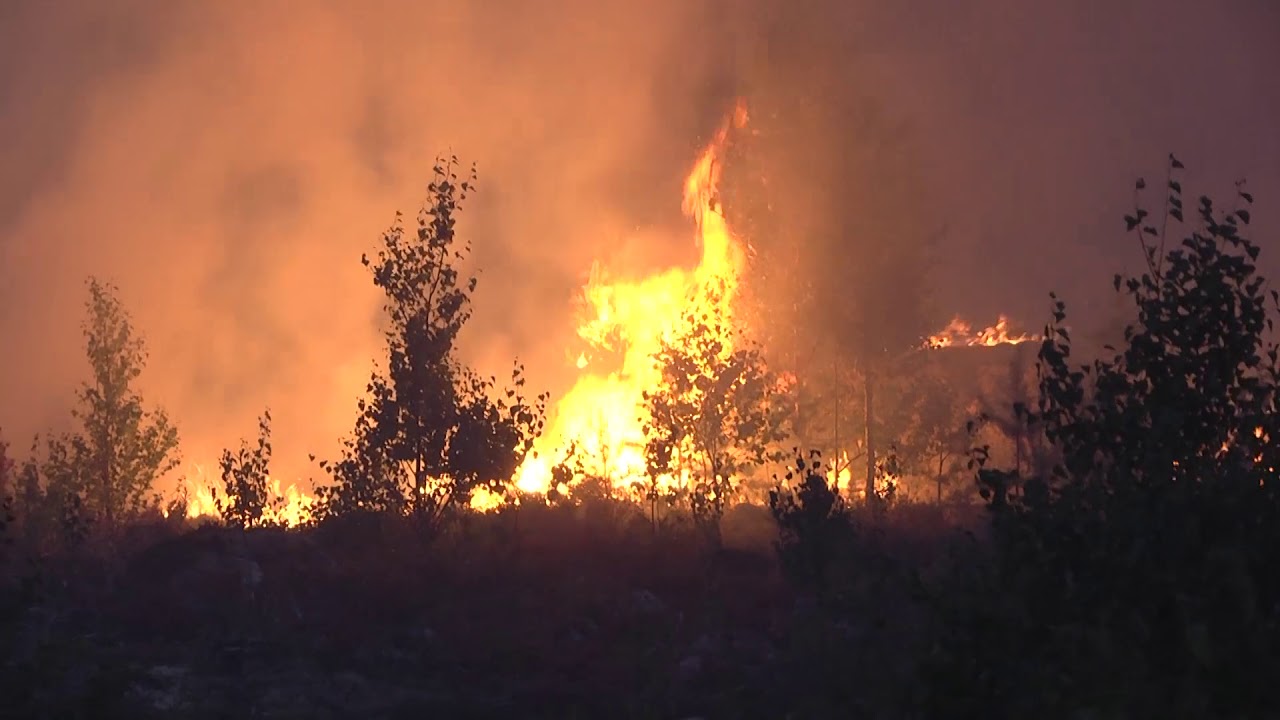 forest fires in Ljusdal Sweden in 2018