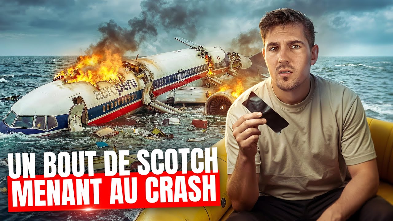 Un simple bout de SCOTCH a condamné cet avion (Vol Aéroperù 603)