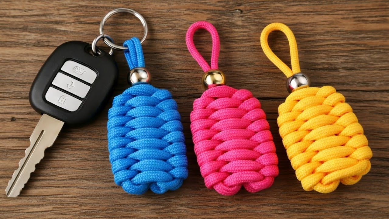 Nobody Believes This Keychain Is Made From Rope! DIY 