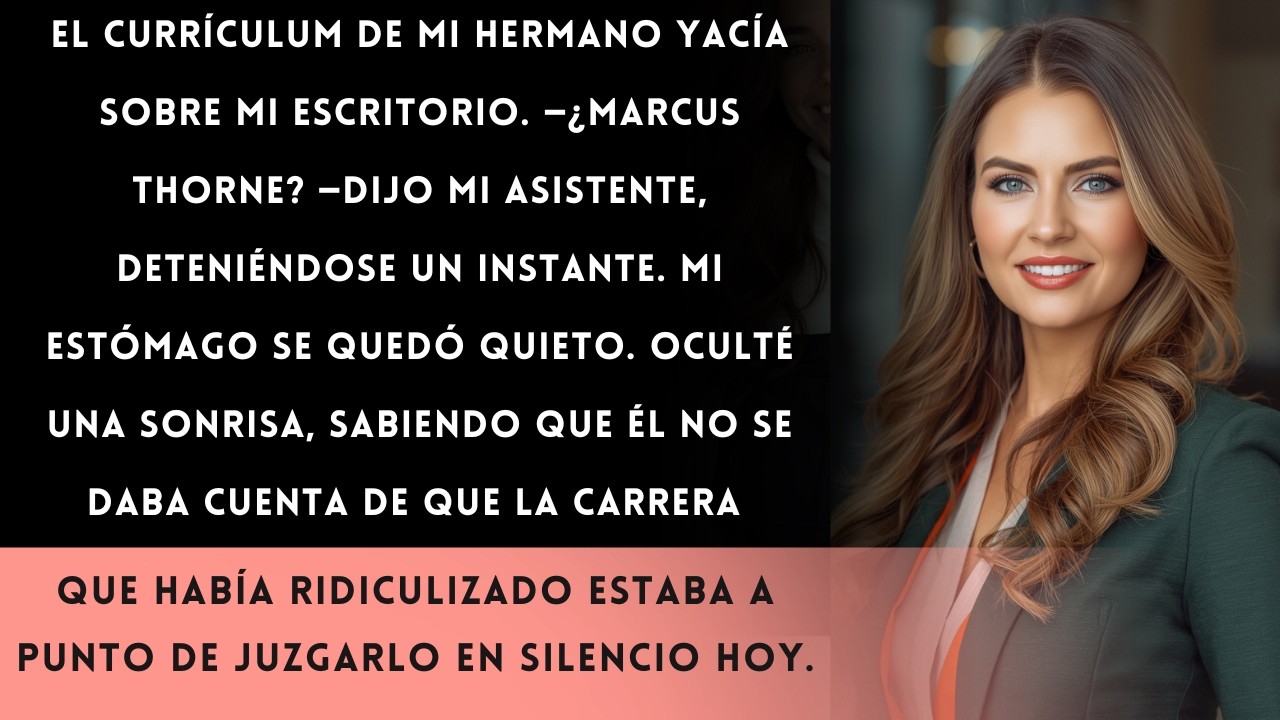 Dejé que mi hermano se burlara de mí durante años… hasta que solicitó trabajo en mi empresa y me...