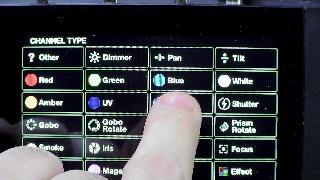 Réalisation et correction d'une fixture DMX sur wolfmix W1