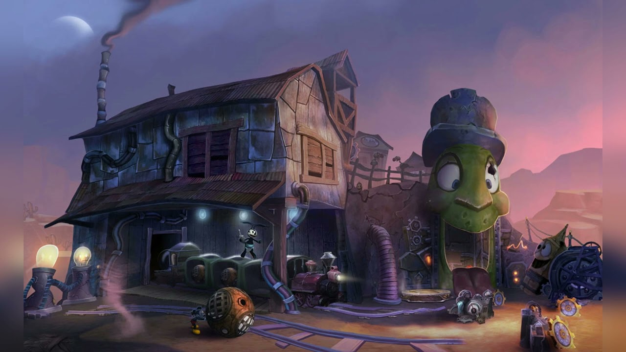 Epic Mickey 2: Disney Gulch Bridge Paint