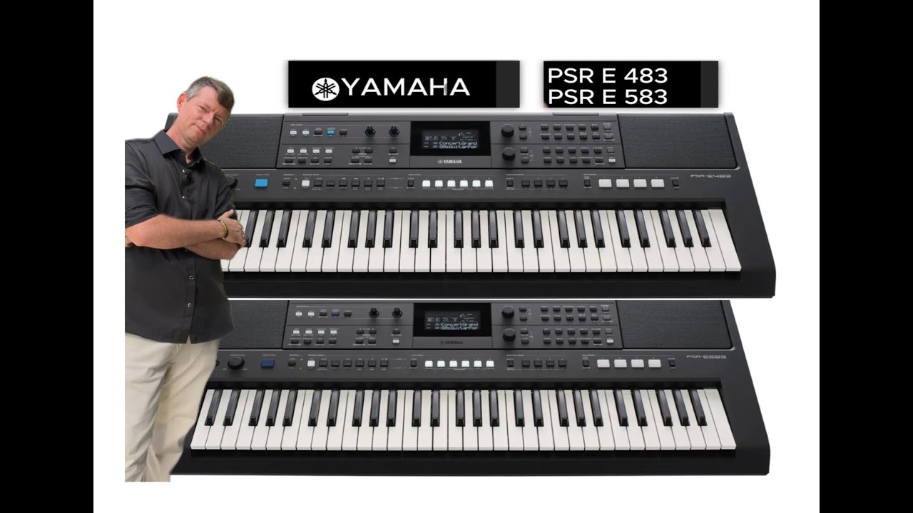 Novos teclados Yamaha PSR E583 e PSR E483