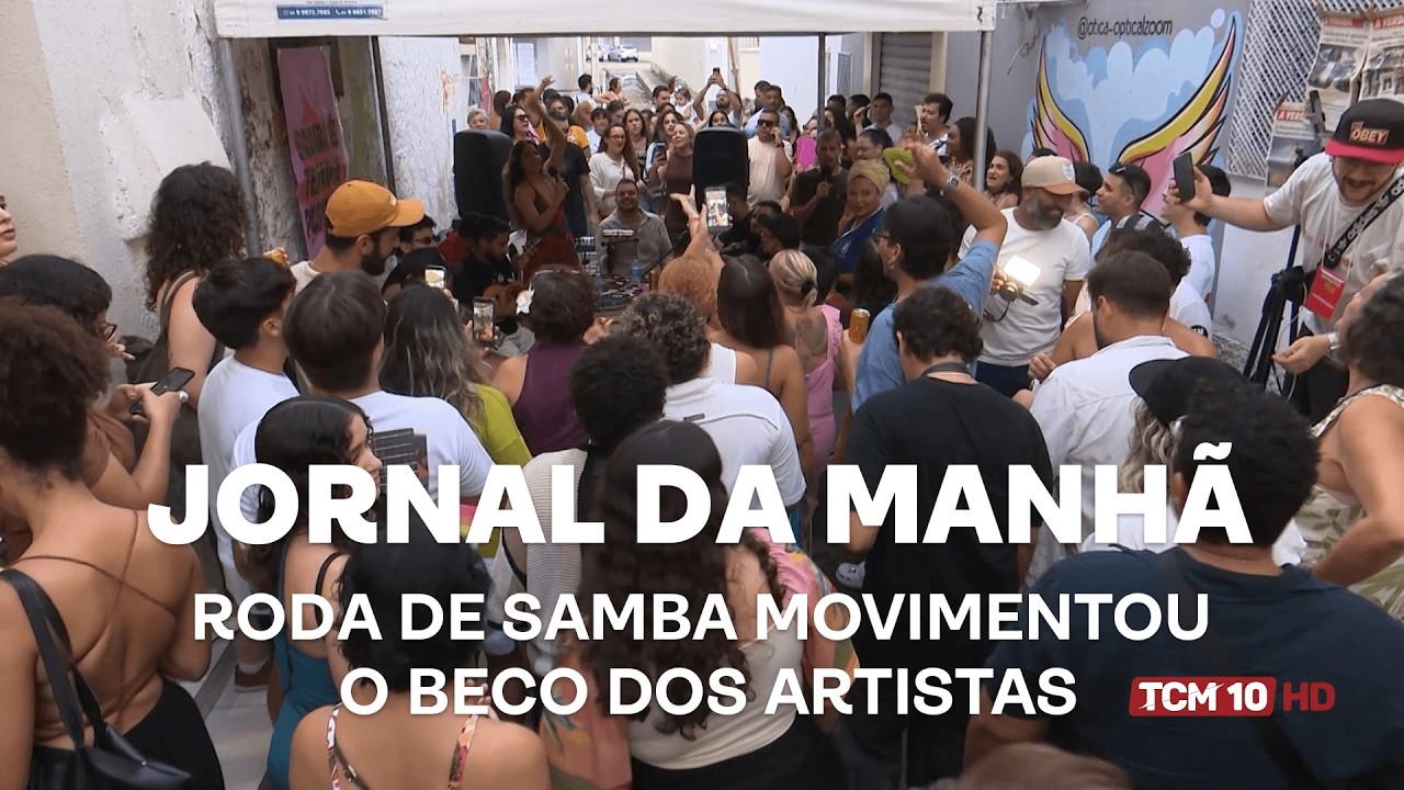 Jornal da Manhã - Roda de samba movimentou o beco dos artistas