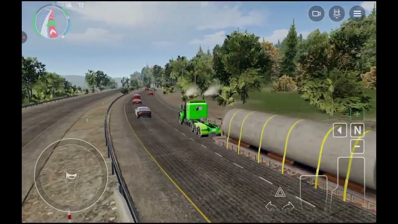 Truck simulator Big rigs,carga de ducto