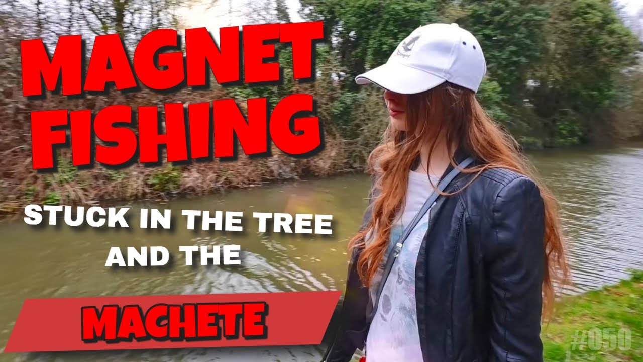 Stuck in a Tree and the Machete #magnetfishing