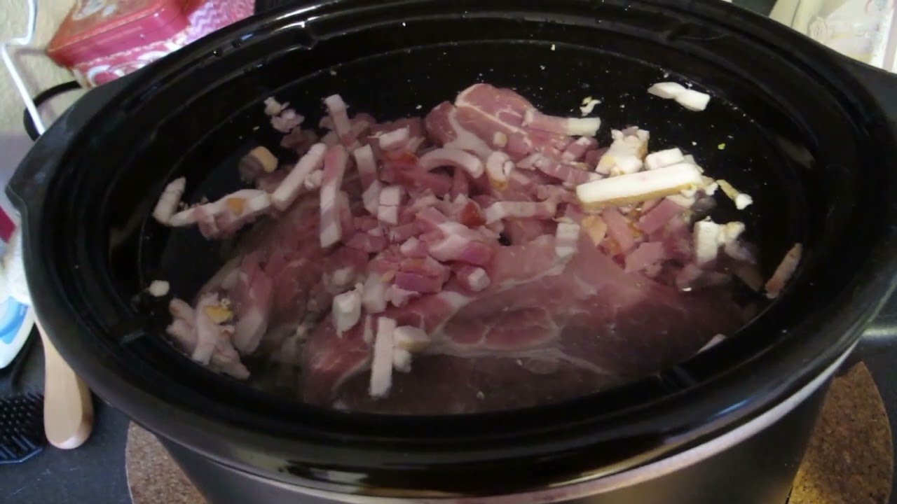 Experiment - Making traditional dutch Erwtensoep (pea soup) in the slowcooker