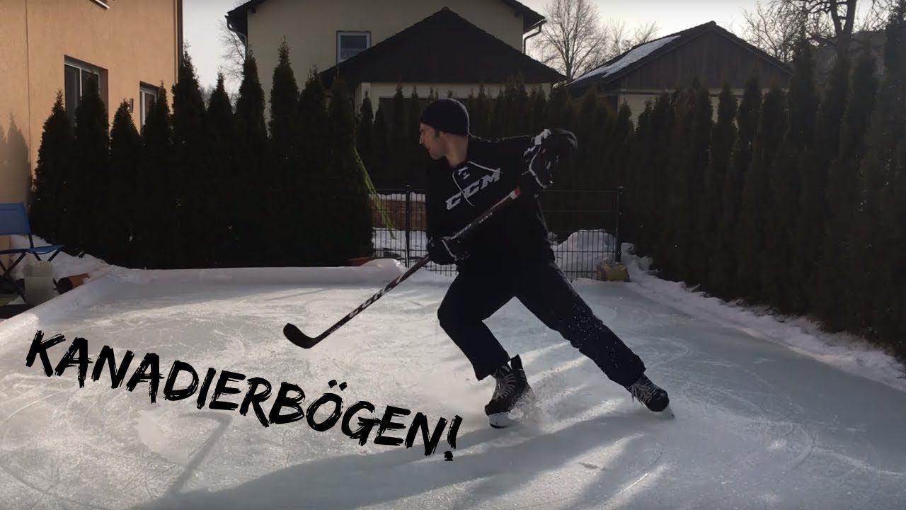 Schlittschuhlaufen Bogenfahren