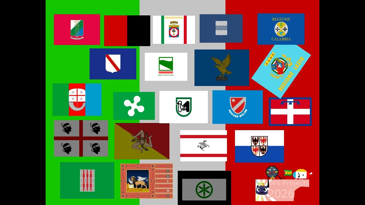 Flag Band: Italian Regions