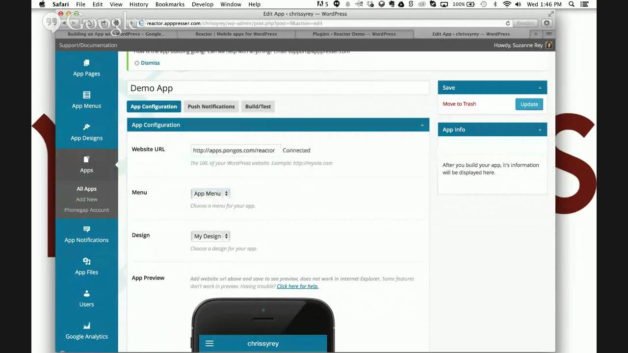 Building an App with WordPress