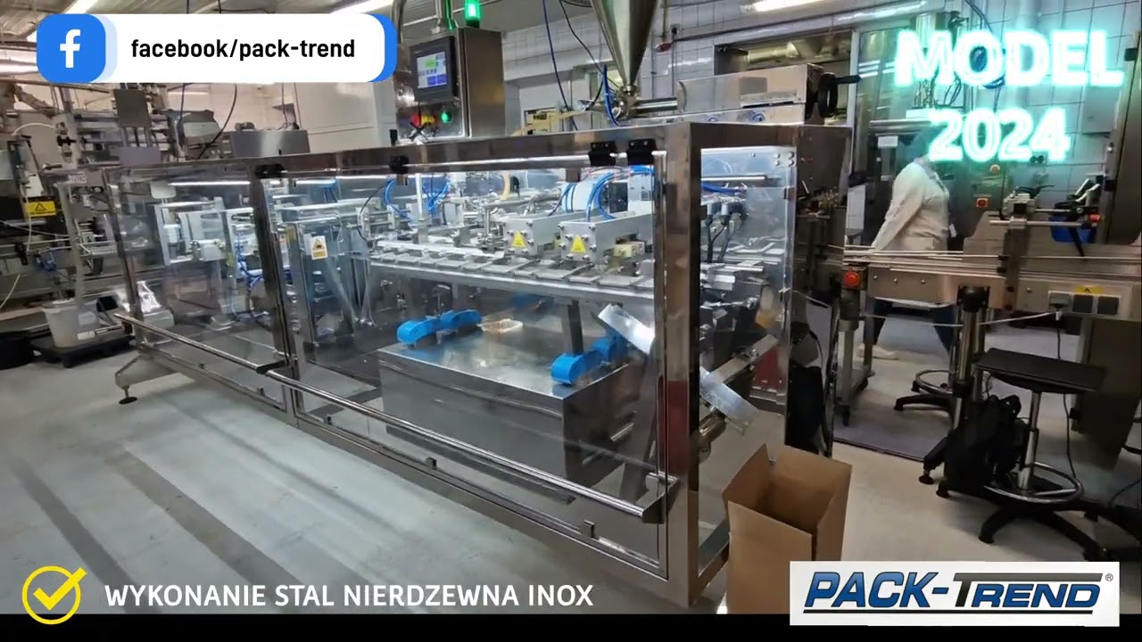 Poziomy Automat Pakujący DOYPACK D2400, DOYPAK, PACK-TREND, MADE IN POLAND, PACKAGING MACHINE