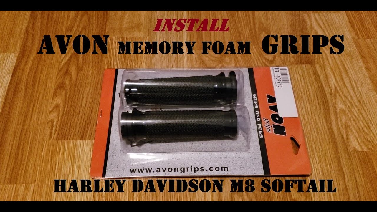 AVON HAND GRIPS INSTALL - Softail Lowrider S!