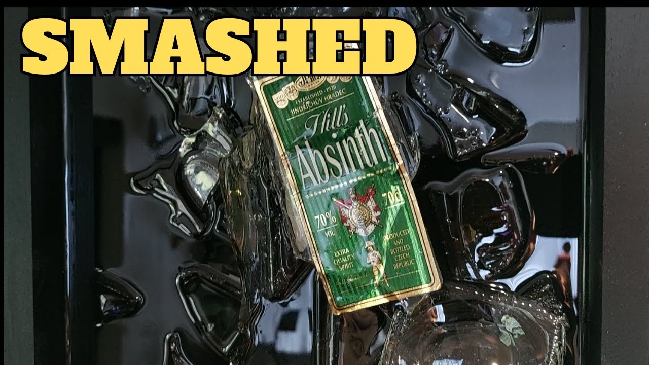 Vintage ABSINTHE Broken Bottle Resin Art TREND ( Voice Over version )