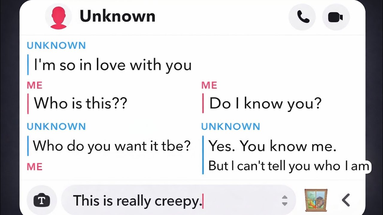 “An unknown number texted me… what happened next was creepy.” 😳