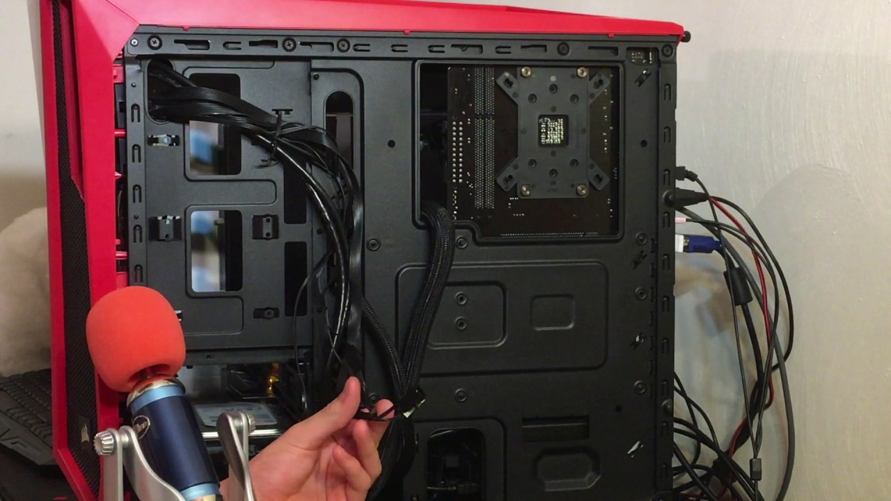 how to connect your fan controller on the Corsair Spec Alpha case