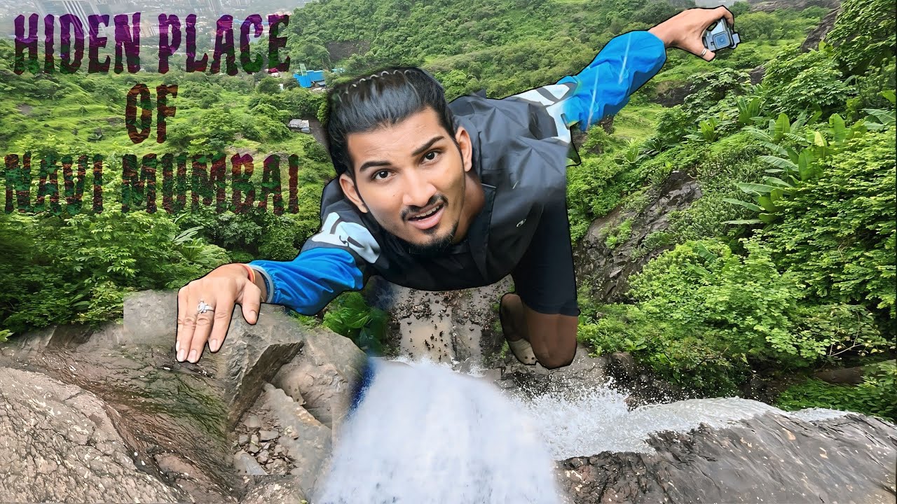 HIDDEN WATERFALL IN NAVI MIMBAI  || Best Waterfall In Navi Mumbai || @Dineshlifetrails24