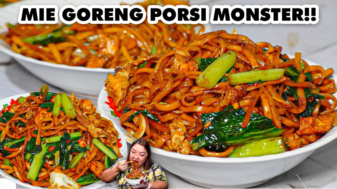 BUSET!! BRUTAL BANGET SEPORSI MIE GORENG MANG UDIN BISA UNTUK MAKAN 5 ORANG!!