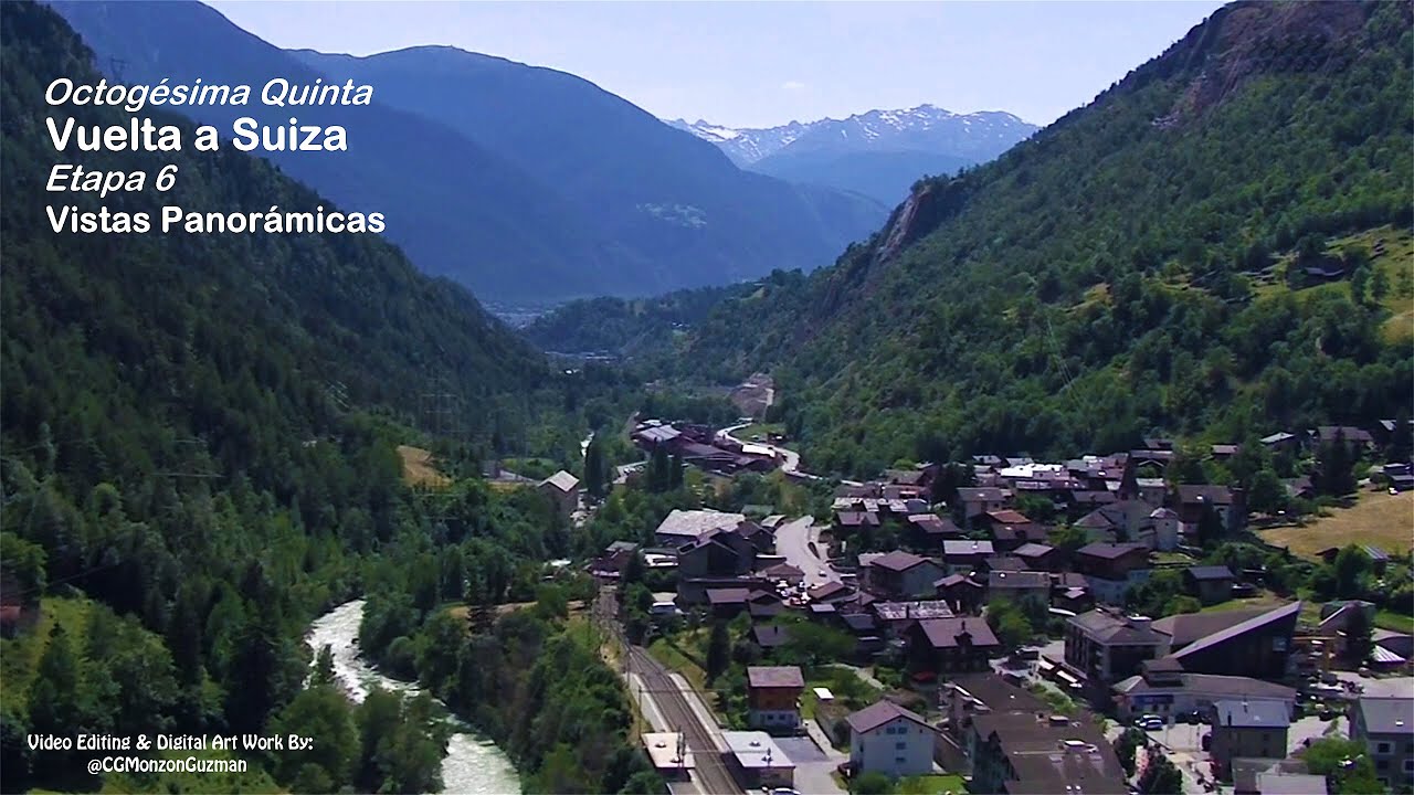 Octogésima Quinta Vuelta a Suiza.  Etapa 6.  Vistas Panorámicas.  Viernes, 17 de Junio del 2022.