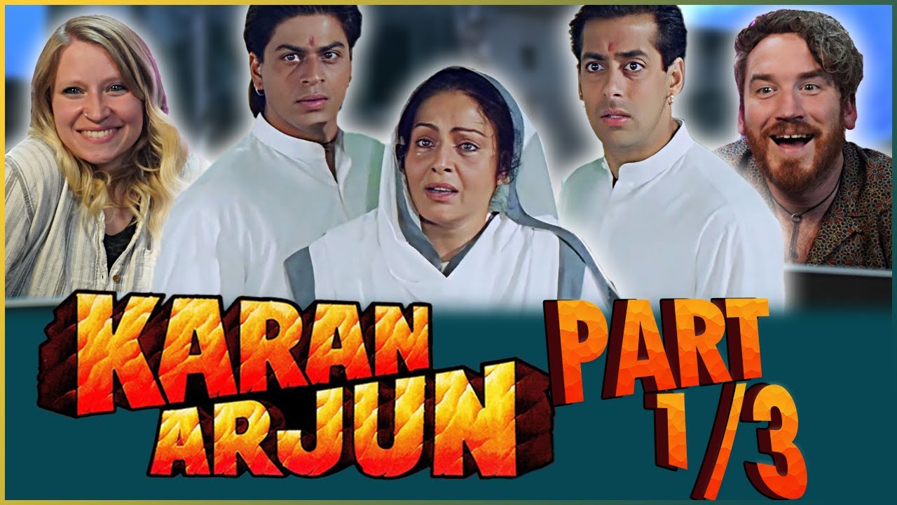 KARAN ARJUN Movie Reaction 1/3! | Shah Rukh Khan | Salman Khan | Rakhee Gulzar