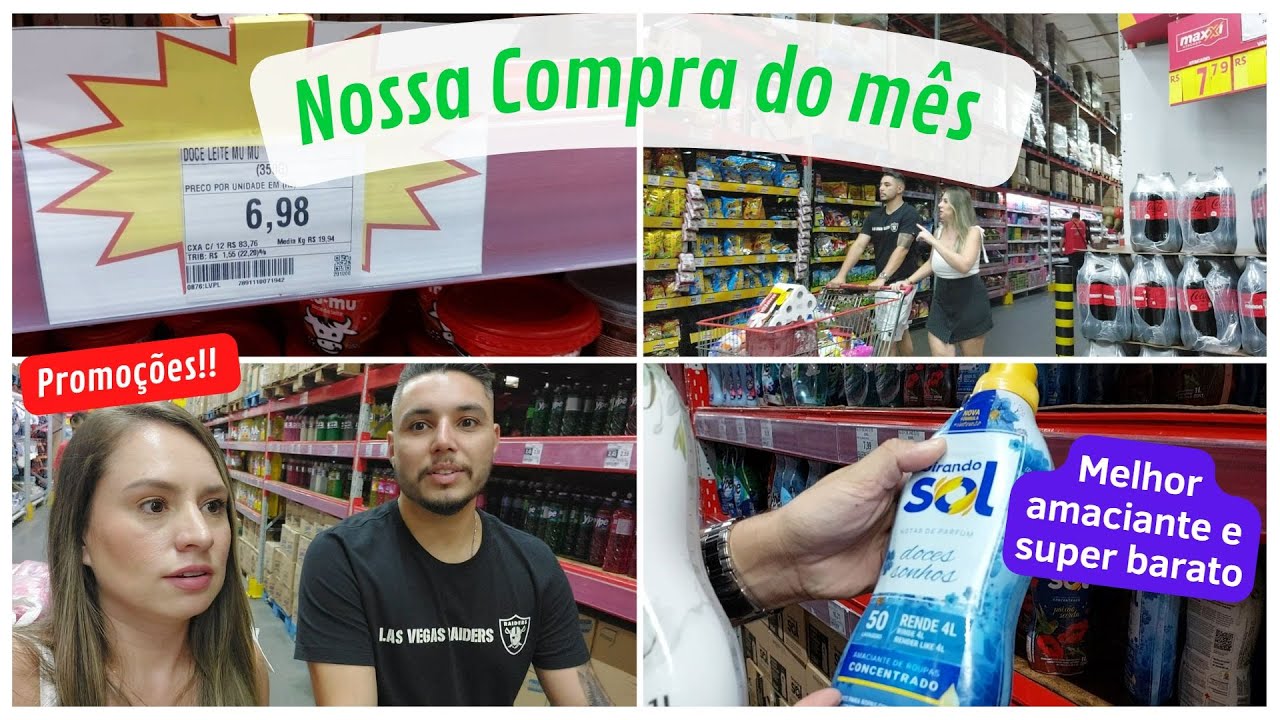 COMPRA DO MÊS DE MARÇO | MERCADO ATACADISTA | COMPRAS PARA UM CASAL