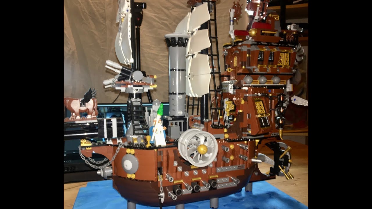 #Schiff - #Steampunk - #Modular -- #Lego Set 70810 - Eisenbarts #Seekuh