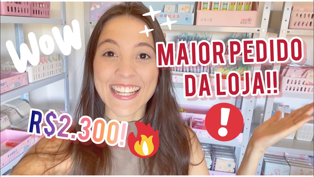 MAIOR PEDIDO DA LOJA!! 🔥 +R$2.300 em material escolar ✨ Papelaria Juvix by Júlia Vitória
