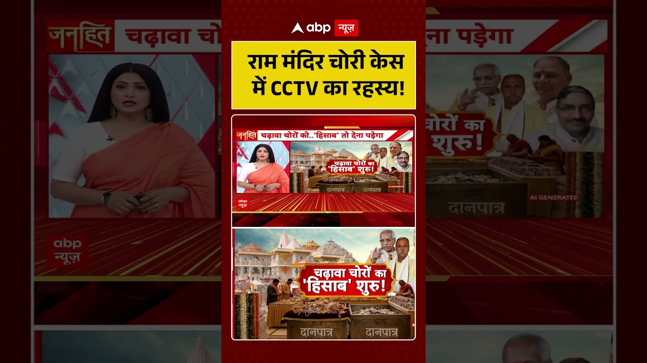 Chitra Tripathi On Ram Mandir Scam :राम मंदिर चोरी केस में CCTV का रहस्य! | #viral #ytshorts