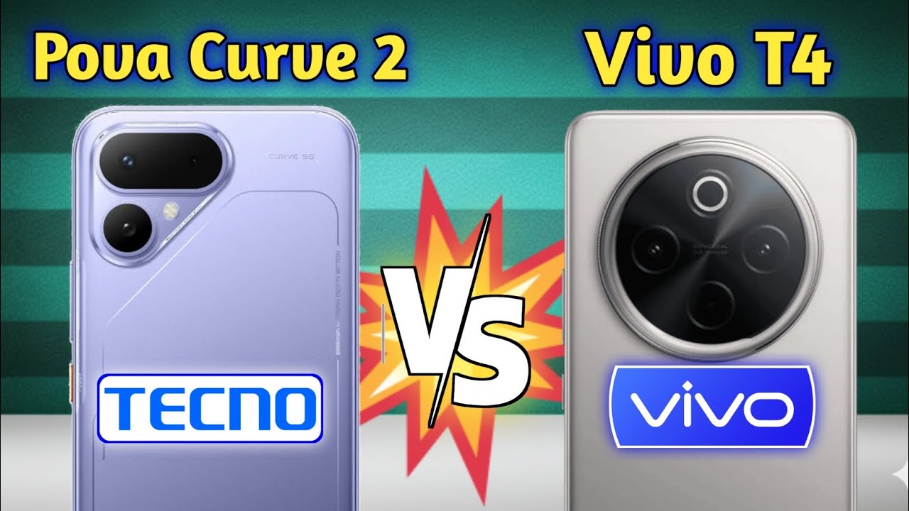 Tecno Pova Curve 2 vs Vivo T4 🔥 Full Specs Comparison | Camera, Performance & Battery 2026