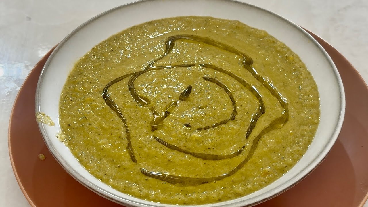 La vellutata di broccoli e peperoni più cremosa che tu abbia mai provato 🥦🌶️