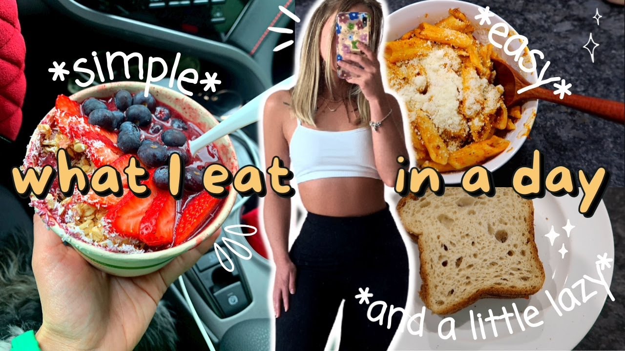 What I Eat in a DAY VLOG! simple & sustainable + supplements I take everyday!