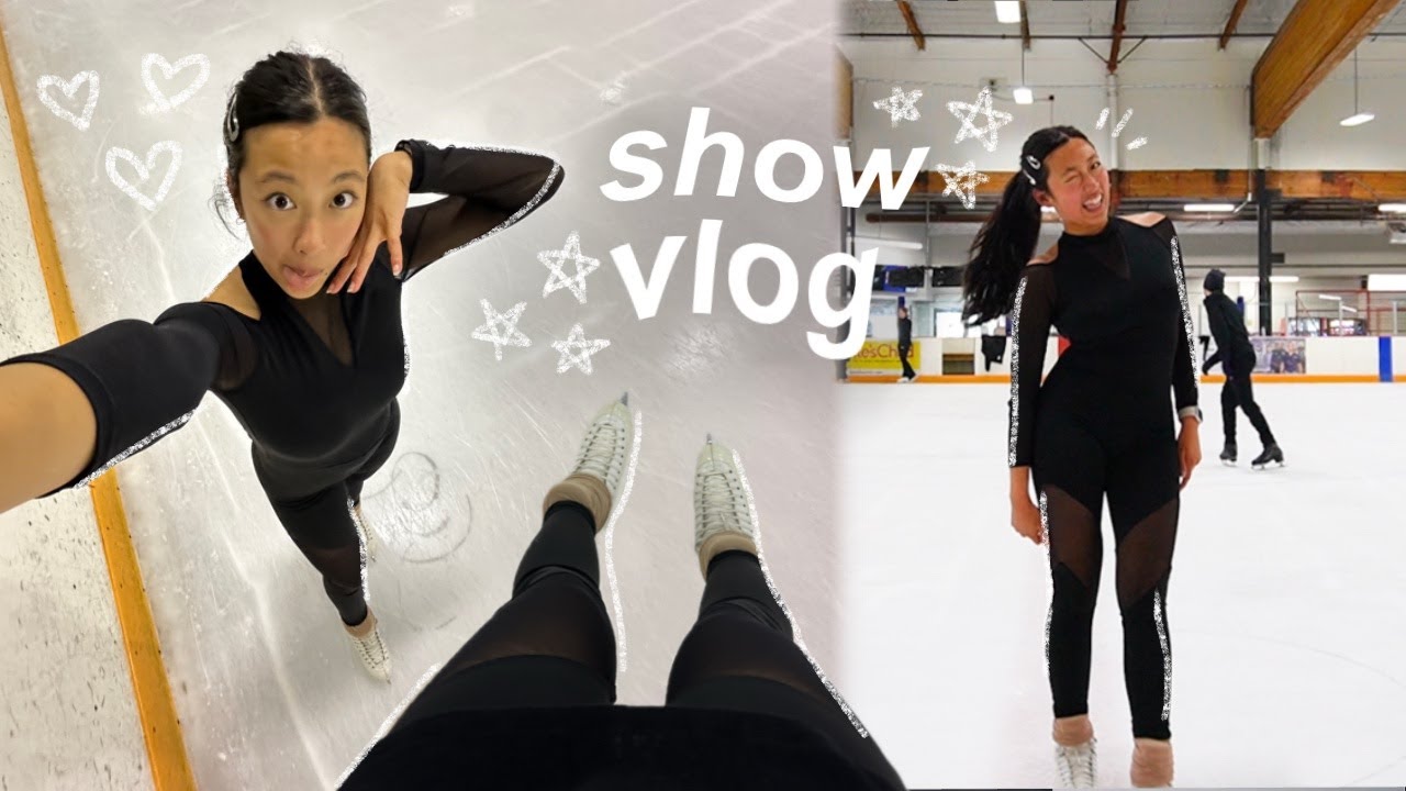prep with me for a skating show ⭐️⛸️ | dress rehearsal, program practice, off-ice training + dance