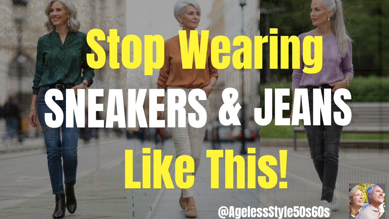 How to Wear SNEAKERS and JEANS at 60+ in 2026 (Stop Making These 5 Mistakes!)