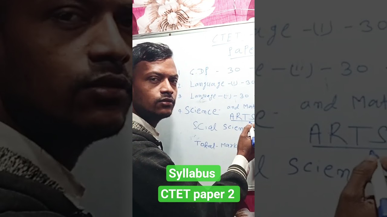 CTET paper 2 syllabus