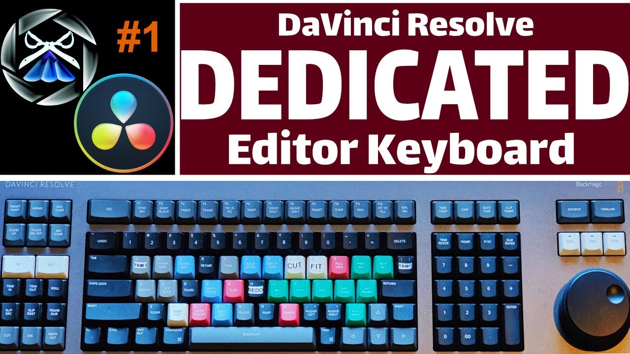DaVinci Resolve Editor keyboard Complete 1