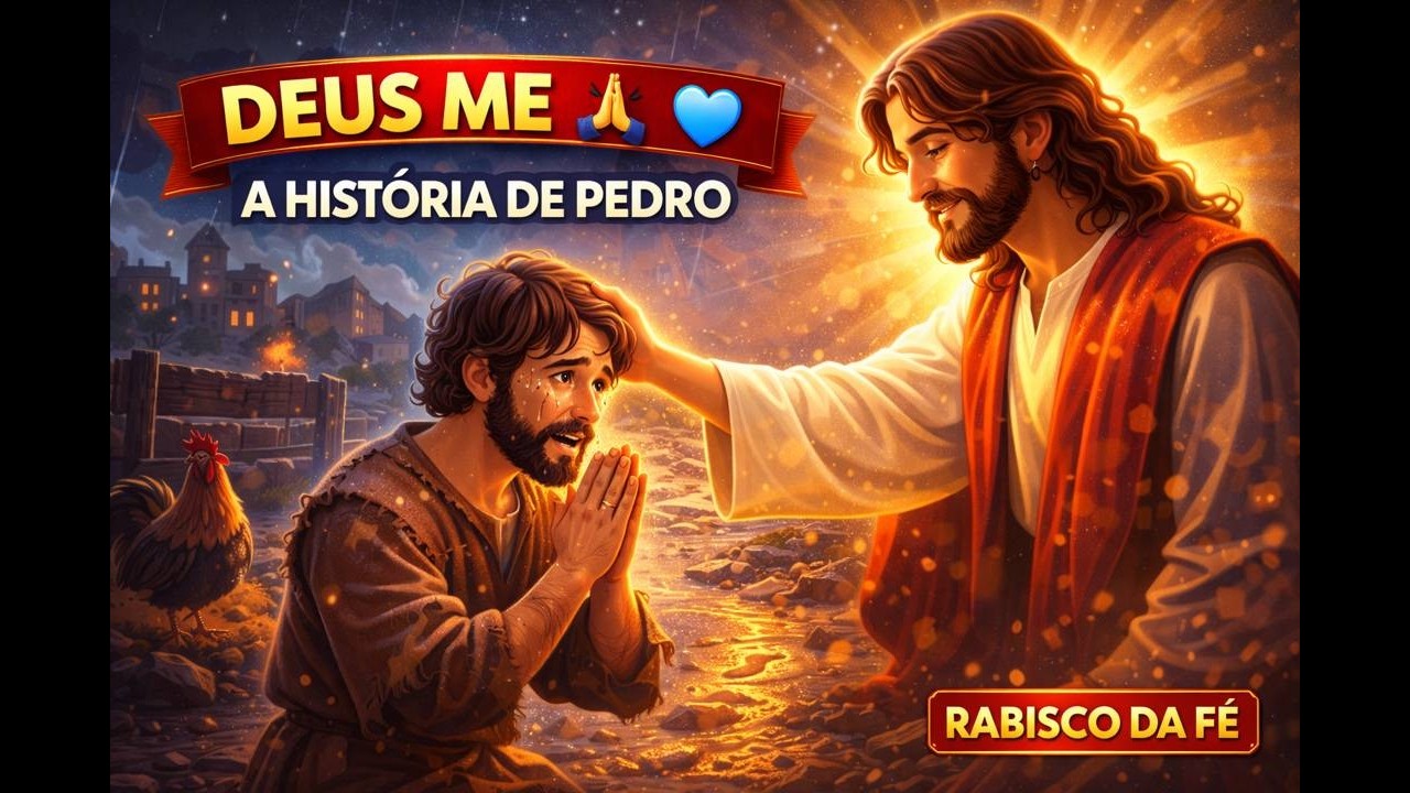 Deus Me Perdoa 🙏💙 | A História de Pedro | Rabisco da Fé