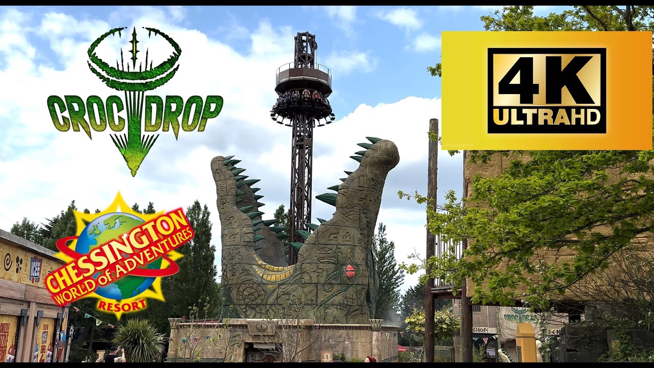 Croc Drop - Chessington world of adventures - 4K POV