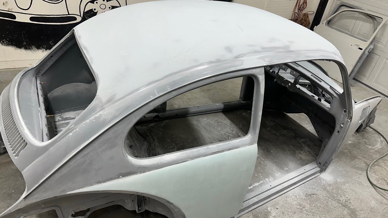 1968 VW Bug gets rust repair and bodywork 